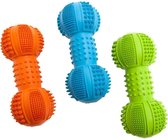 Flamingo Dental Dumbbell Ruffus 12,5Cm, Alleen De Kleur Oranje Word Geleverd!