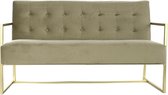 Sofa DKD Home Decor Polyester Metaal Glam (128 x 70 x 76 cm)