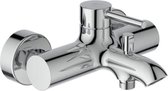 Wand-bad-douchemengkraan met metalen zeef - KOLVA - Chroom - Ideal Standard
