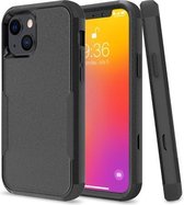 Commuter schokbestendig TPU + pc-beschermhoes voor iPhone 13 mini (zwart)