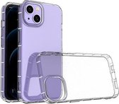 Airbag Four-Corner Volledige dekking Schokbestendig TPU-hoesje voor iPhone 13 (transparant)