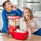 InnovaGoods Sweet & Pop Times 1200W Rood Popcornmaker - popcorn - Popcornmachine - Vintage design - Praktisch en wendbaar