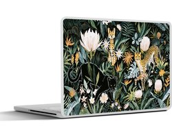 Laptop sticker - 14 inch - Jungle - Dieren - Planten - 32x5x23x5cm - Laptopstickers - Laptop skin - Cover