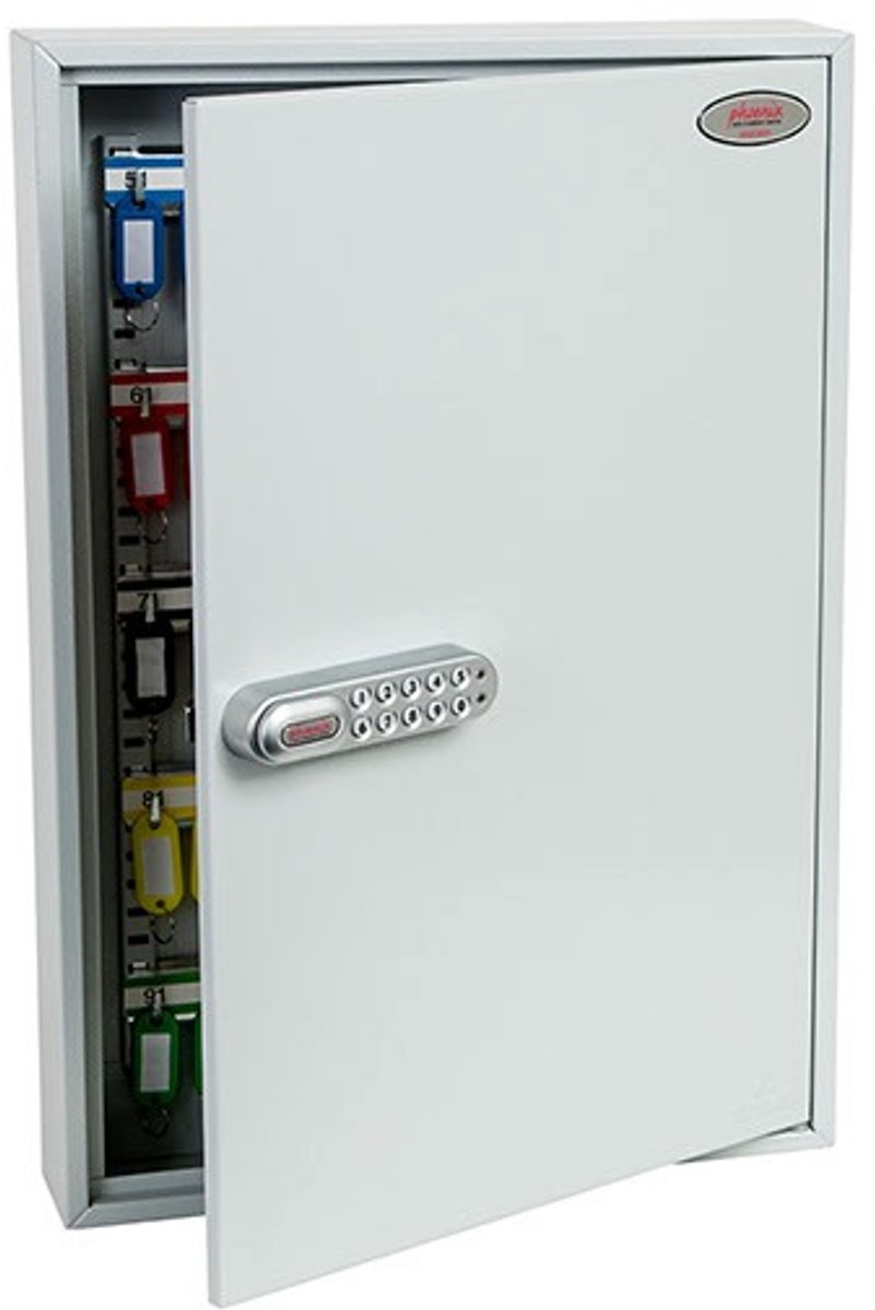 Phoenix KC0603E Sleutelkast met 100 sleutelhaken | elektronisch codeslot