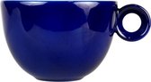 Cappuccinokopje - 200ml - Mosterdman - Donker blauw