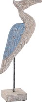 Decoratieve figuren DKD Home Decor Metaal Mangohout (22 x 10.5 x 49 cm)