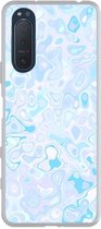 Smartphonebooster Telefoonhoesje - Back Cover - Geschikt Voor Sony Xperia 5 II - Blue En Blue