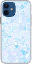 Smartphonebooster Telefoonhoesje - Back Cover - Geschikt Voor Apple IPhone 12 - Blue En Blue