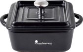 Kookpot Masterpro Vierkant Zwart Keramiek (13,5 x 10 x 4,5 cm)