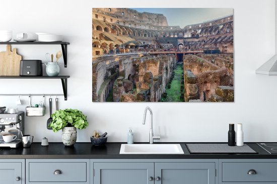 Peintures sur toile Colisée - Rome - Italie - 120x80 cm - Décoration murale
