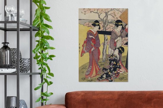 Peintures sur toile Kimono - Femme - Japon - 60x90 cm - Décoration