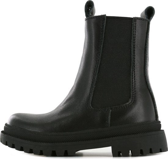 Bikerboots | Meisjes | Black | Leer | Shoesme | Maat 28