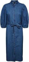 Vero Moda Jurk Vmnala Denim Blk Dress 10251570 Medium Blue Denim Dames Maat - L