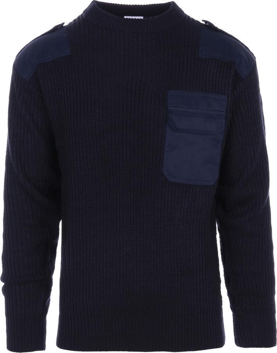 Fostex Commando Heren Trui - Donkerblauw - Maat L