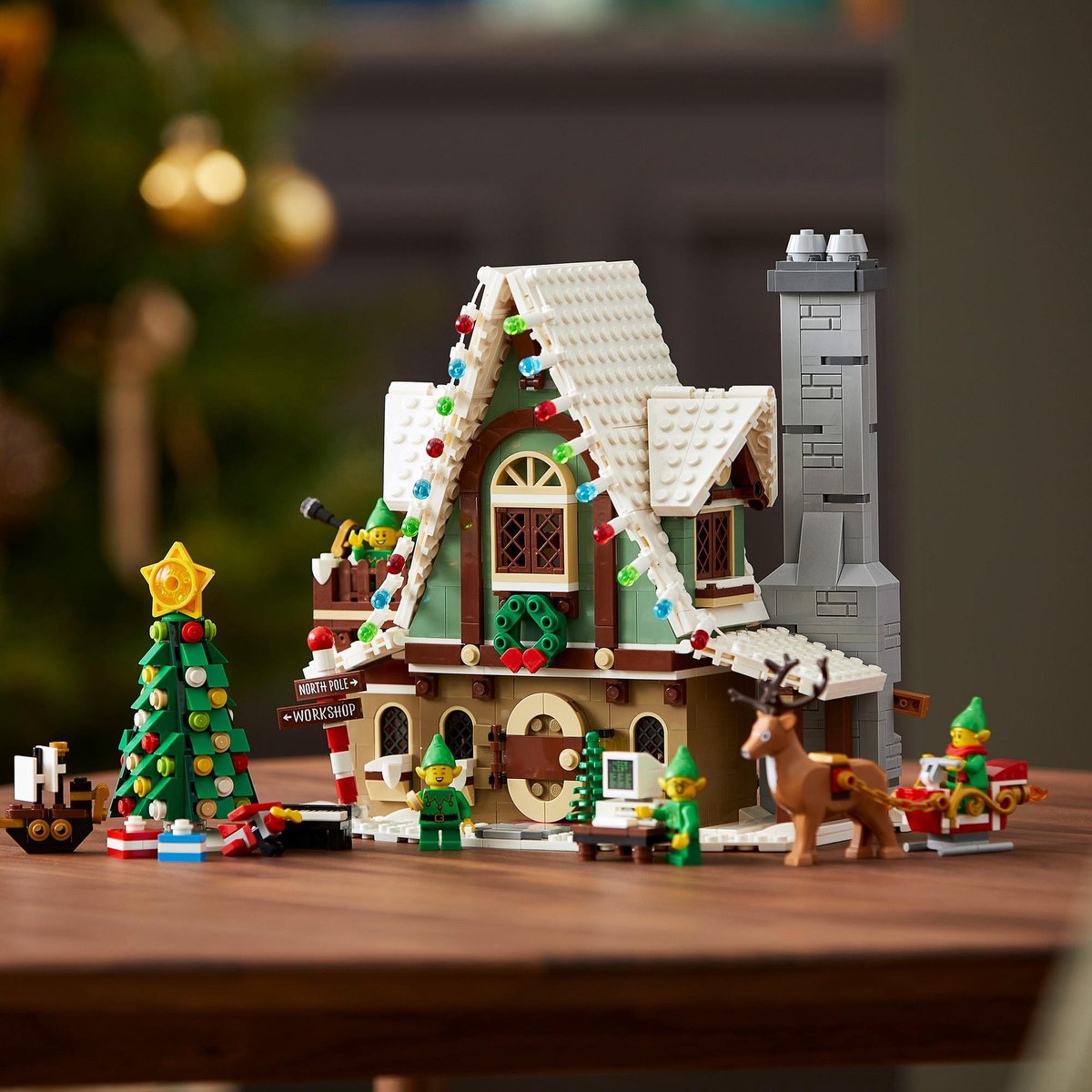 LEGO® Elf Clubhuis (10275) modelbouwset om neer te zetten; haal herinneringen aan kerst op met dit feestelijke project, een fantastisch cadeau voor volwassenen en gezinnen die graag creatief bezig zijn (1197 onderdelen) — afbeelding 7