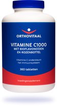 Orthovitaal - Vitamine C 1000 - 360 tabletten - Vitaminen - vegan - voedingssupplement