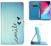 Samsung S10 Plus Hoesje Wallet Case Smile