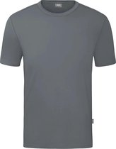 Jako Organic T-Shirt Heren - Steengrijs | Maat: XL