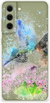 Coque pour Samsung Galaxy S21FE TPU Bumper Silicone Étui Housse Oiseau