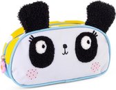 etui junior 22 x 11 x 5 cm polyester wit/geel