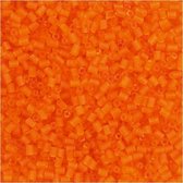 Rocailles 1,7 mm transparant oranje