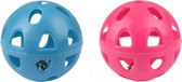 Flamingo Knaagdier Bal Diwa + Bel 6,5Cm - Blauw, Let Op Alleen Kleur Blauw Word Geleverd!