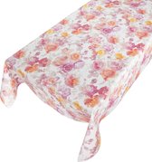 Tafelzeil Fabienne -  140 x 600 cm - Multi tafellaken - Tafelkleed plastic - Voor buiten en binnen - Verschillende maten - Geleverd in een koker
