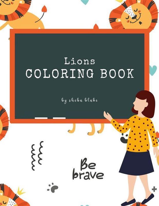 Lions Coloring Book for Kids Ages 3+ (Printable Version) - cover