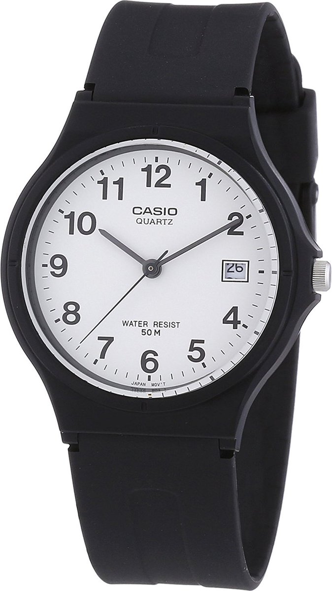 Casio Casio Collection MW-59-7BVEG Horloge - Kunststof - Zwart - Ø 36 mm |  bol.com