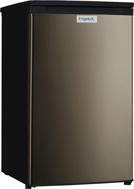 Koelkast: Frigelux TOP135XA++ combi-koelkast Vrijstaand 118 l F Zwart, Roestvrijstaal, van het merk Frigelux