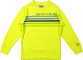 DJ Dutchjeans jongens sweater - Faded Neon Green - Maat 104