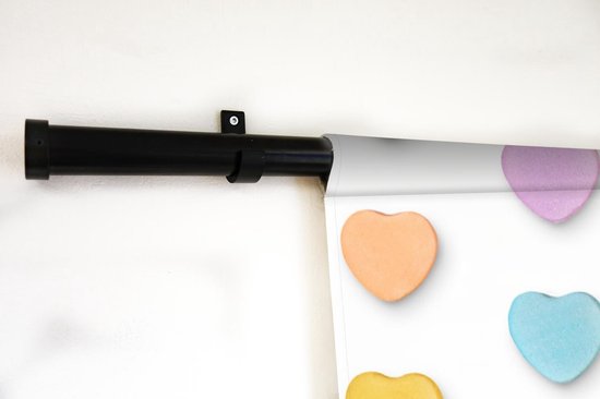 Tapisserie - Tapisserie - Pastel - Motif - Coeur - 90x90 cm - Tapisserie