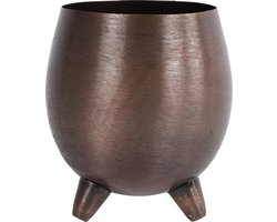 Non-branded Bloempot Farris 13 X 15 Cm Staal/nikkel Koper