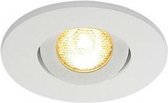 IP44 Mini inbouw LED spot 2,2 Watt rond kantelbaar wit 230 Volt