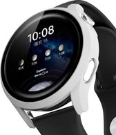Huawei Watch 3 Case Hard Plastic Bumper met Tempered Glass Wit