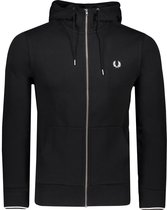 Fred Perry Vest Zwart Normaal - Maat XL - Heren - Herfst/Winter Collectie - Katoen;Polyester