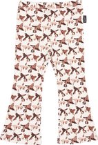 just be kids - Flared pants print birds - rood - meisjes - maat 50-56