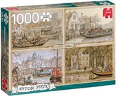 legpuzzel Anton Pieck: Canal Boats 1000 stukjes