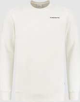 Purewhite -  Heren Regular Fit    Sweater  - Wit - Maat XXL