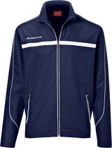 Masita | Trainingsjack Dames & Heren Kind - Trainingskleding Voetbal - Comfortabel & Duurzaam 100% polyester - NAVY BLUE/WHITE - XXXL