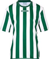 Masita | Sportshirt Dames & Heren Korte Mouw - Barça - Licht Elastisch Polyester Ademend Vochtregulerend - GREEN/WHITE - M