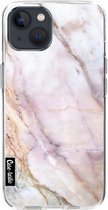 Casetastic Apple iPhone 13 Hoesje - Softcover Hoesje met Design - Pink Marble Print