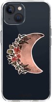 Casetastic Apple iPhone 13 Hoesje - Softcover Hoesje met Design - Autumn Moon Print