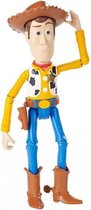 speelfiguur Toy Story Woody junior 18 cm geel/blauw