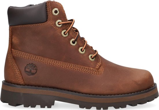 Timberland Courma Kid Traditional 6in Veterboots - Laarzen Met Veters - Jongens - Cognac - Maat 24