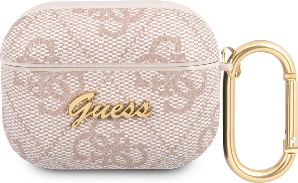 Guess 4G Script Logo AirPods Pro Case - Pink