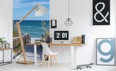 Dimex Sandy Boardwalk Vlies Fotobehang 150x250cm 2-banen