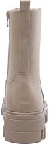 SmileFavorites® Chelsea boots met Hak - Imitatieleer - Beige - Maat 40