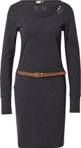 Ragwear jurk montana Donkerbruin-Xs (34)