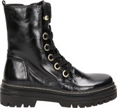 Gabor Vrouwen Leren   Veterboots / Laarzen / Damesschoenen 71.721 - Zwart - Maat 42